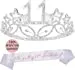 11th Birthday Decorations for Girls,Birthday 11th,11 Birthday Sash,11th Birthday Party