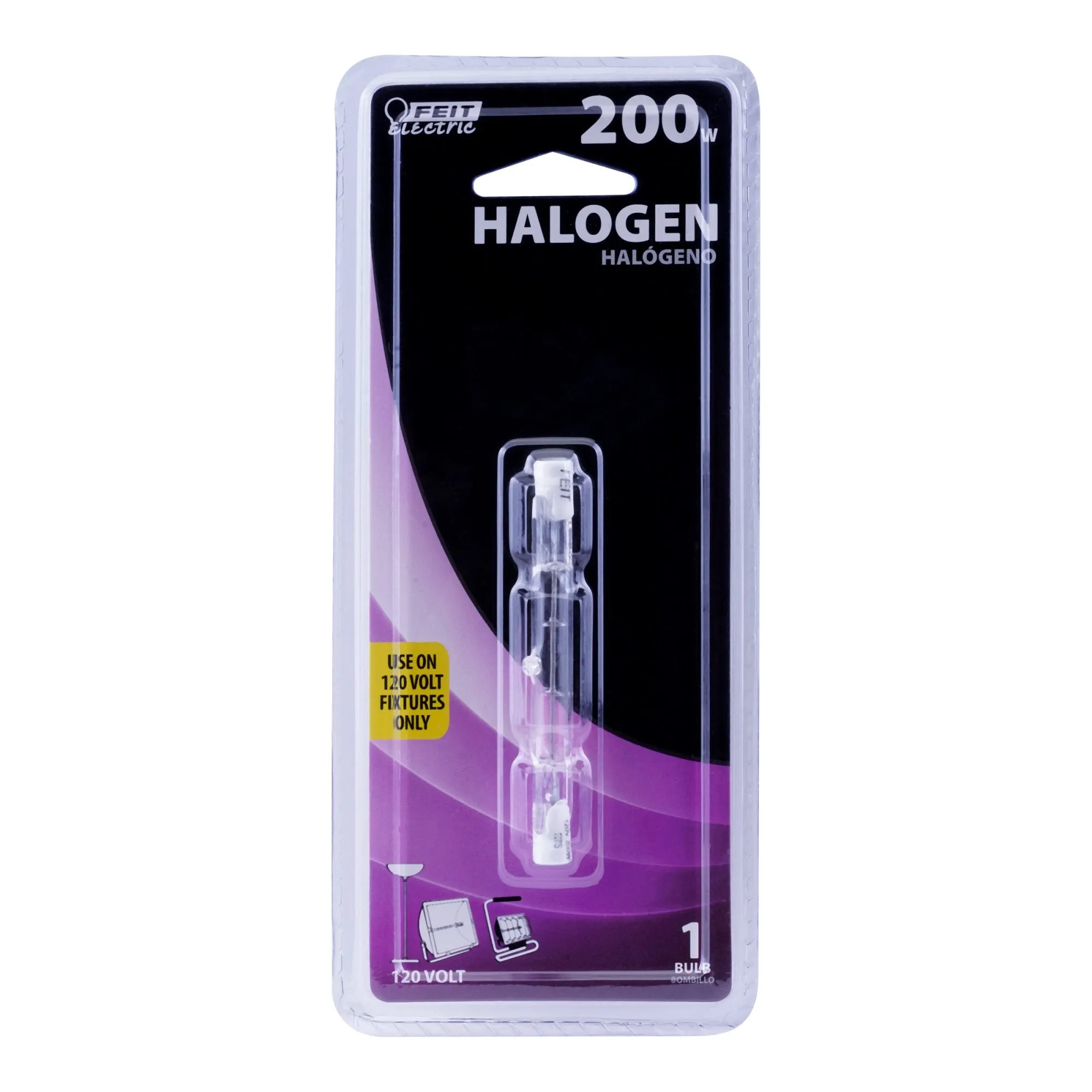 200W Warm White Dimmable T3 Halogen Short Double Ended Tube Light Bulb