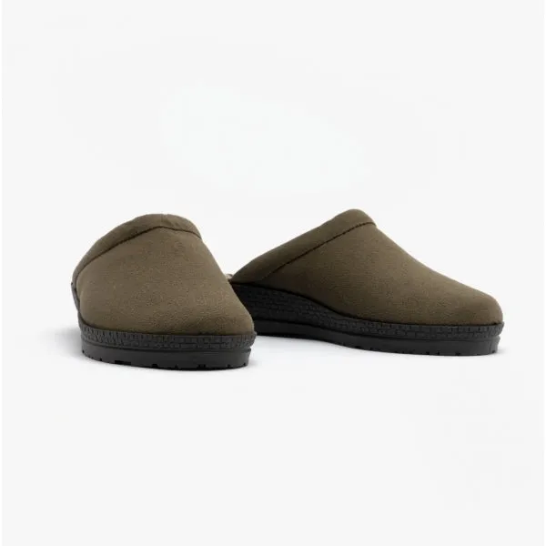 2291 Ladies Mule Slippers Olive