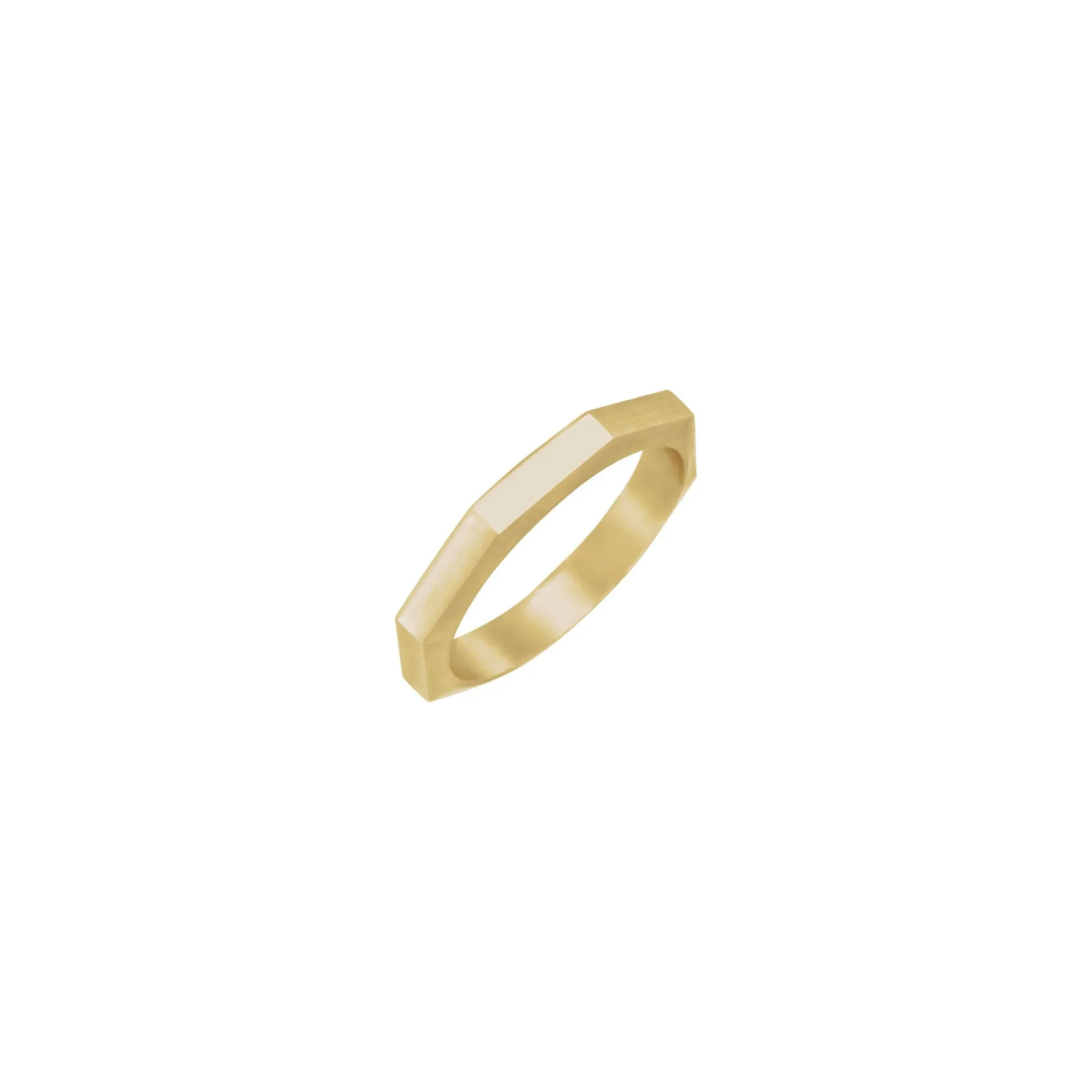 3 mm Octagon Ring