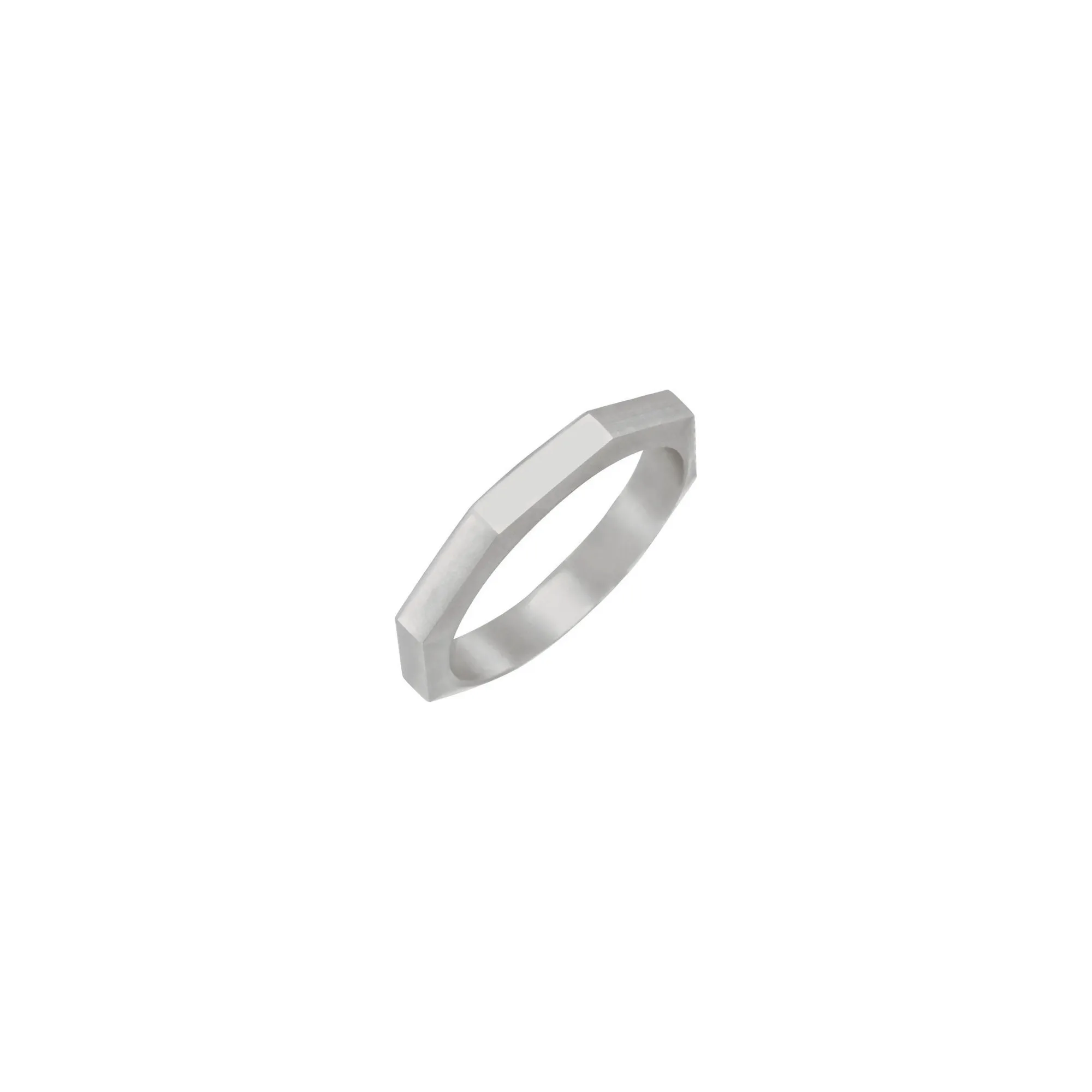 3 mm Octagon Ring