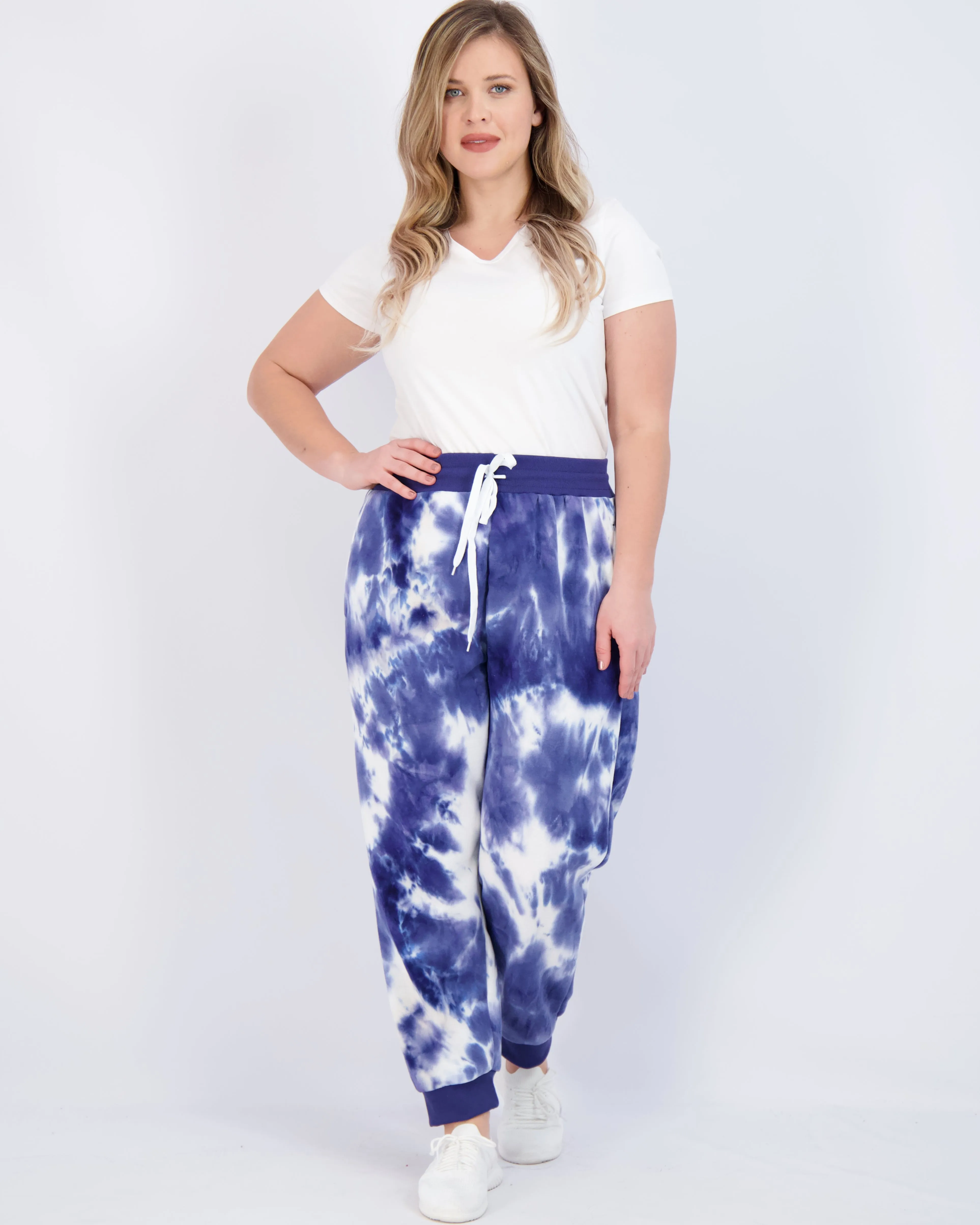 3 Pack: Womens Plus Fleece Jogger Sweatpants