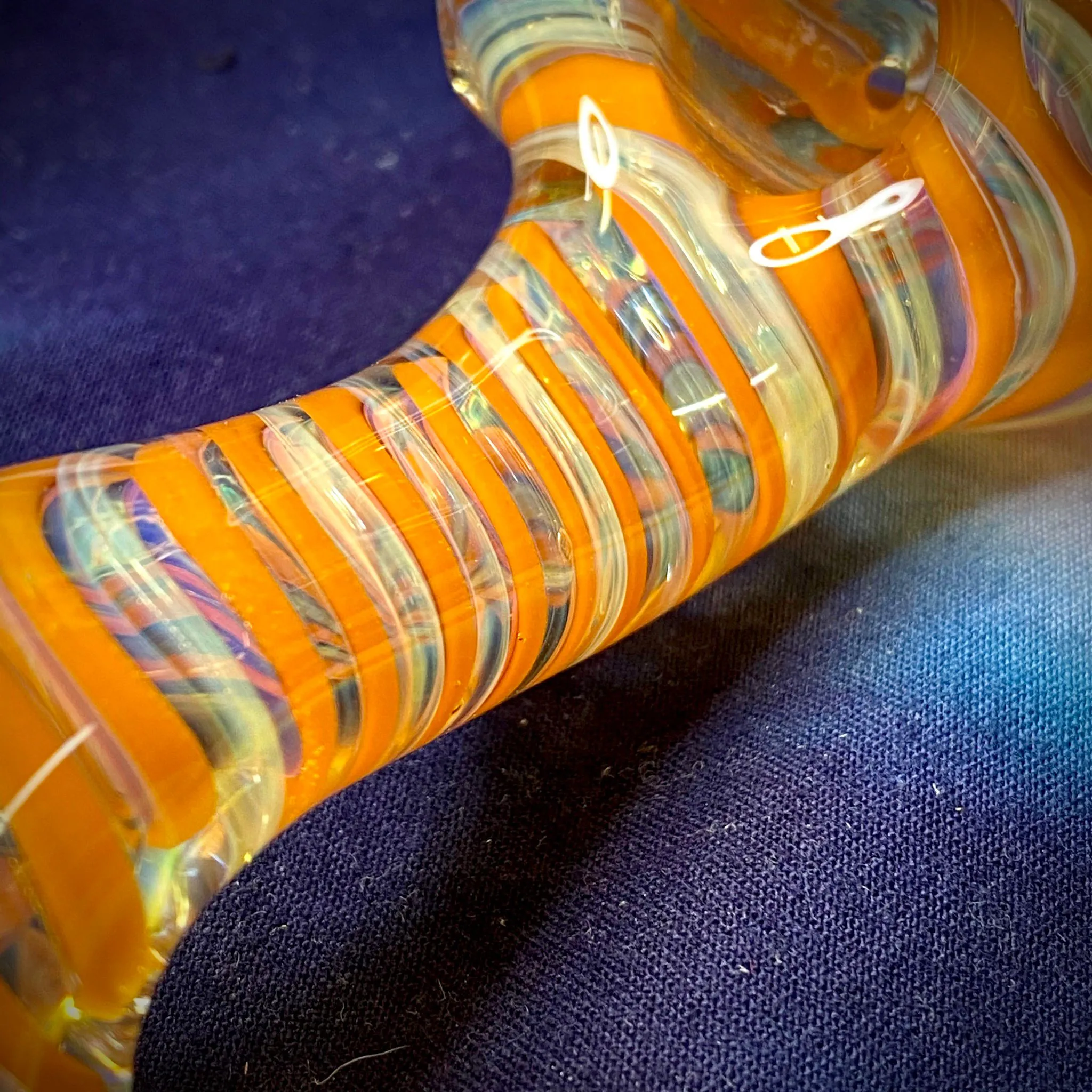 5 Fumed Canework Large Sherlock by Baked Glass