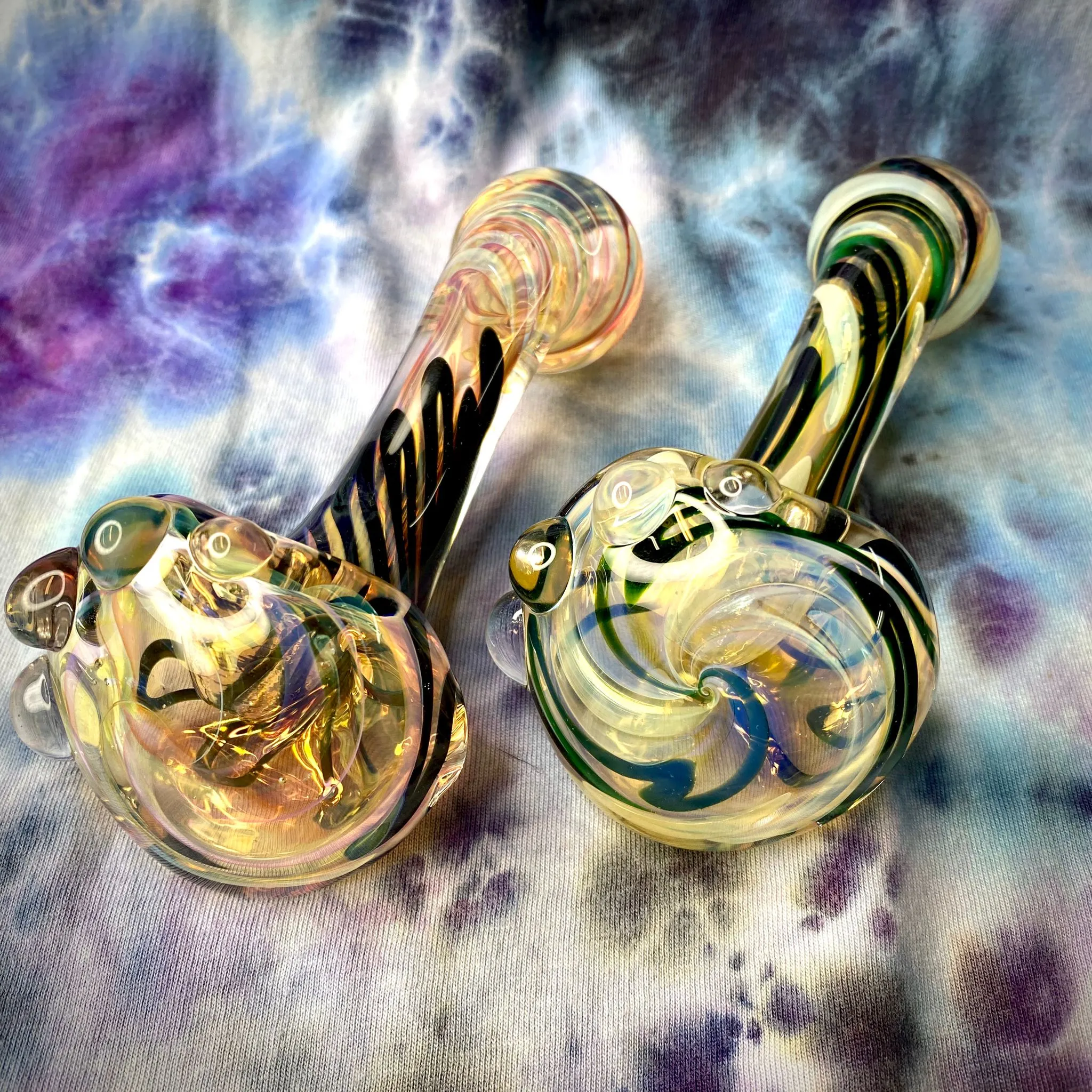 5 Fumed Canework Large Sherlock by Baked Glass