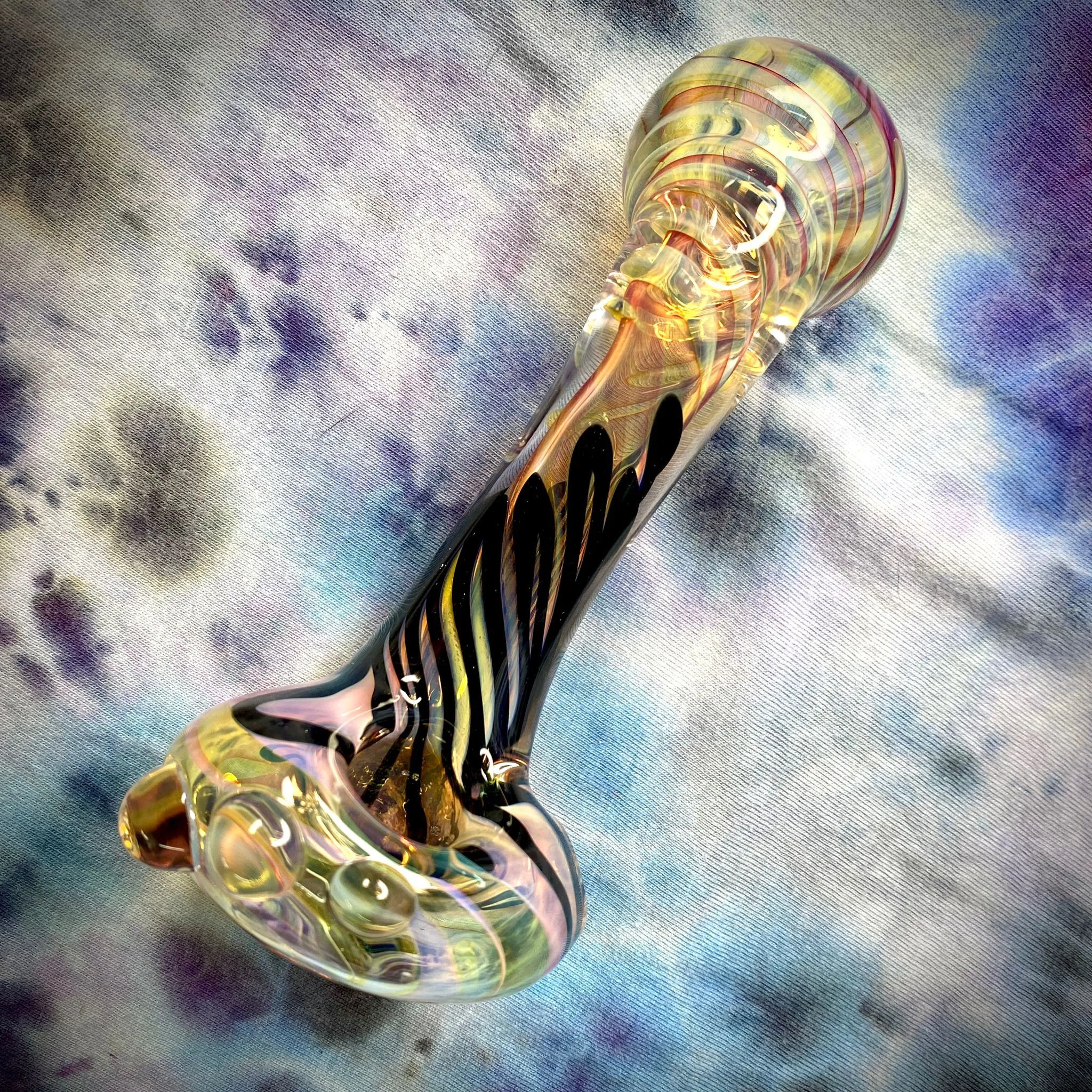 5 Fumed Canework Large Sherlock by Baked Glass