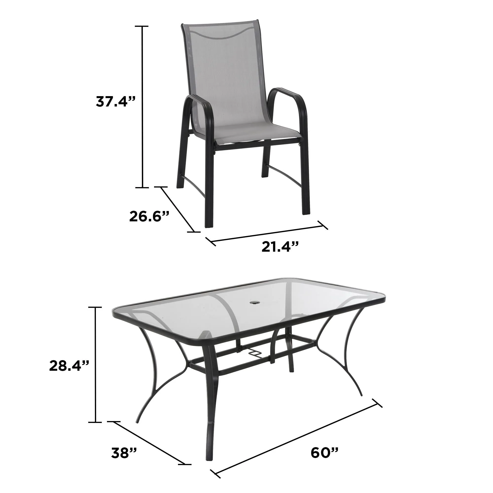 7 Piece Paloma Patio Dining Set