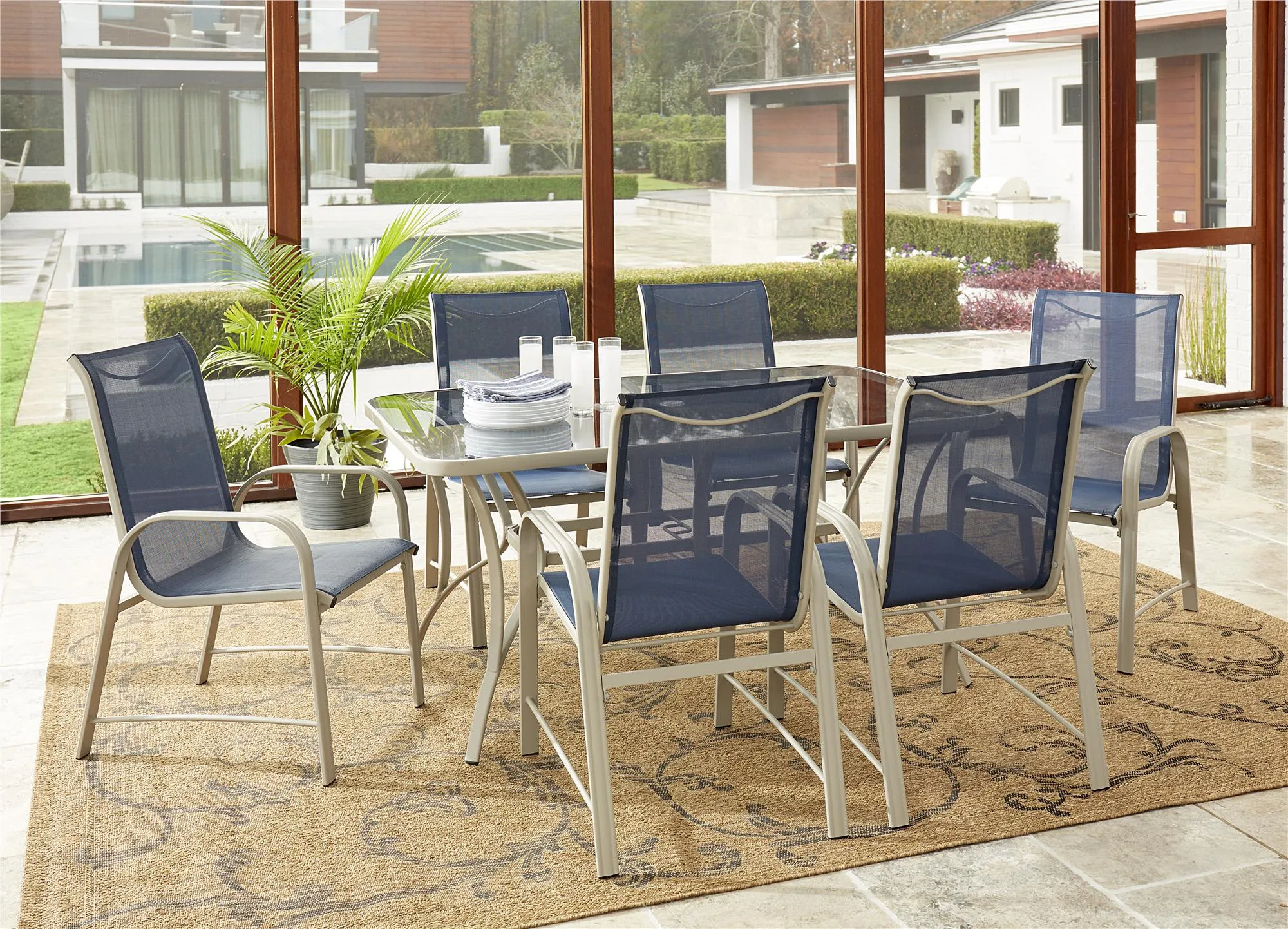 7 Piece Paloma Patio Dining Set