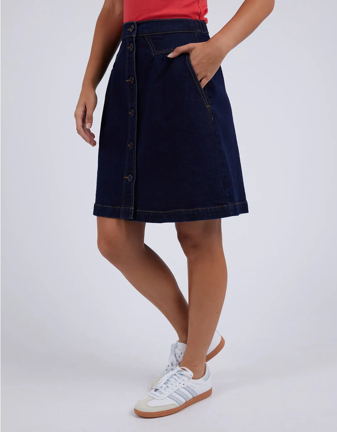 Amanda Skirt - Indigo Denim