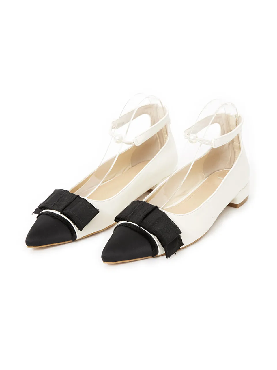 AR-3258 Ribbon Flat Pumps