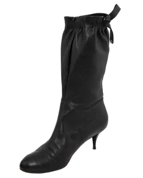 Black Leather Boots