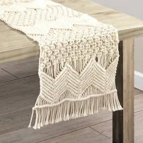 Boho Macrame Indoor/Outdoor Table Runner