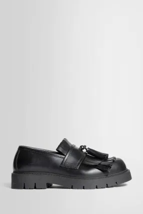 BOTTEGA VENETA MAN BLACK LOAFERS & FLATS