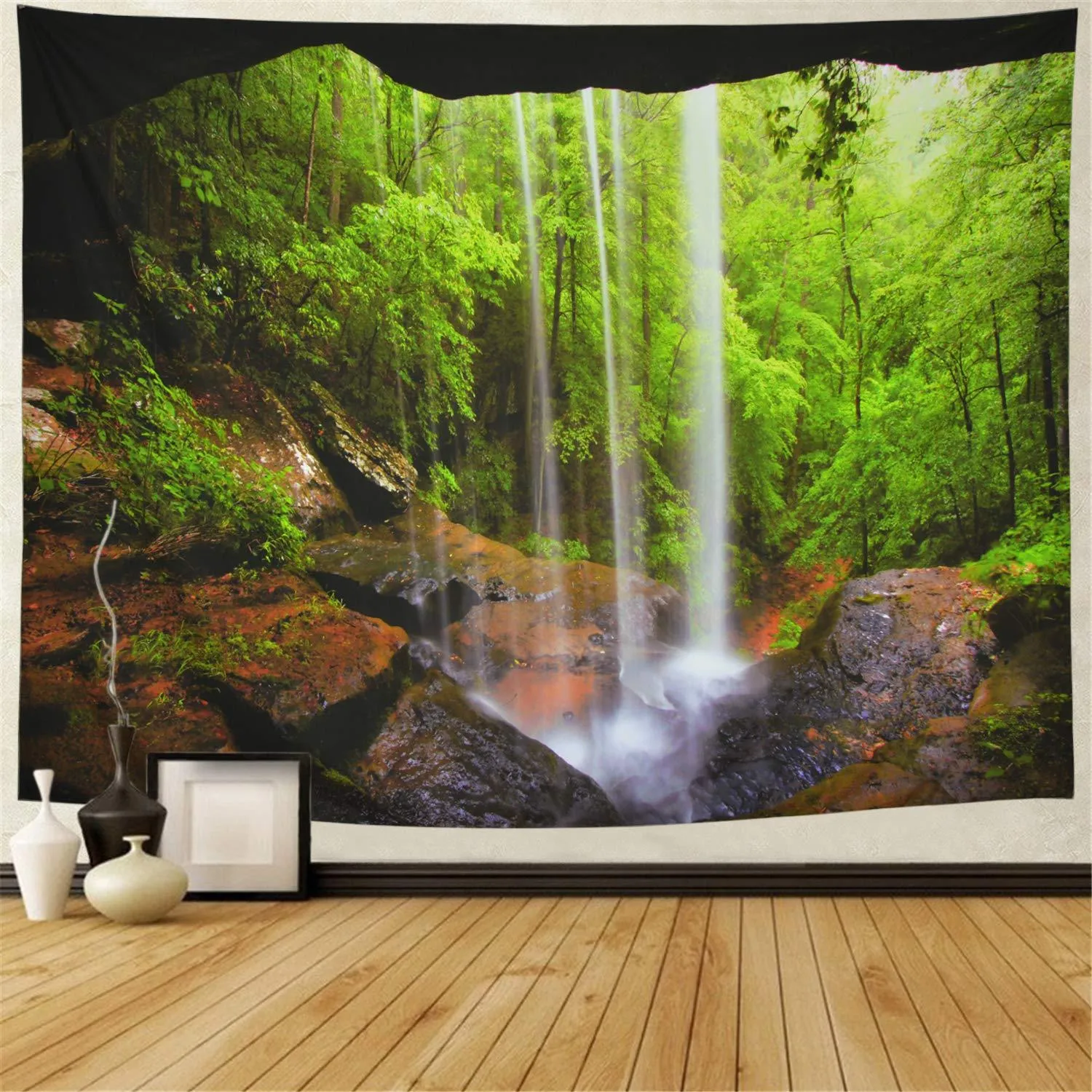 Breathtaking Woodland Scene Tapestry