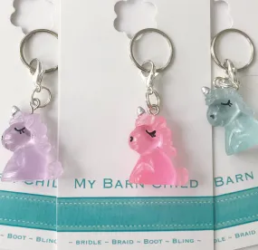 Bridle Charm: Glow-In-The-Dark Unicorn *NEW