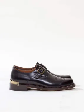 Bright Shoemakers, Western Monk, Black High Shine/ Gold