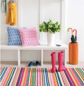 Bright Stripe Indoor/Outdoor Rug