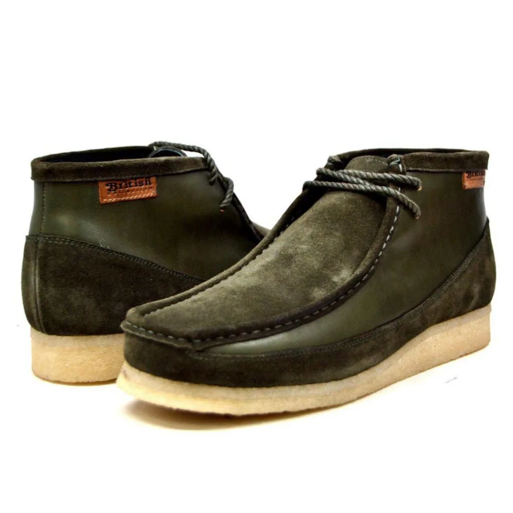 British Walkers Walker 100 Wallabee Boots Men's Suede and Leather Limited Ankle Boot