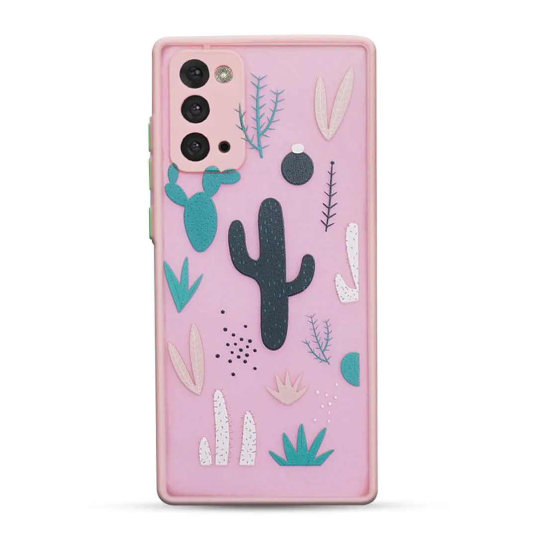 Cactus Print Matte Finish Case - Samsung