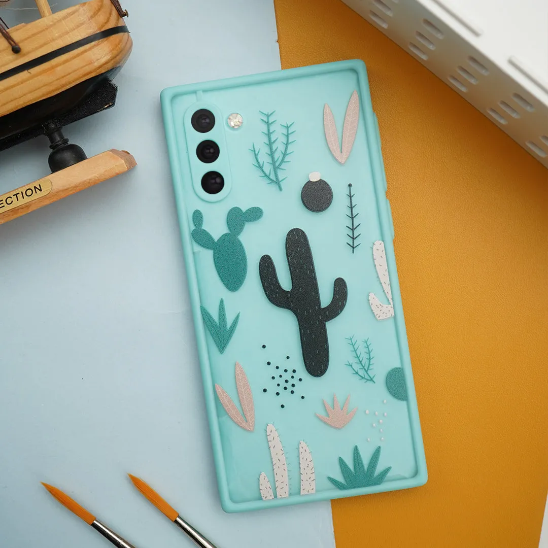 Cactus Print Matte Finish Case - Samsung