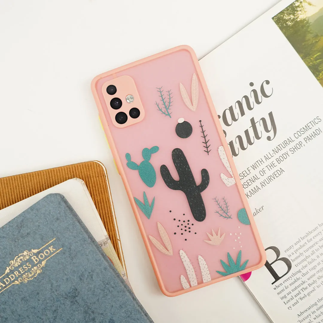 Cactus Print Matte Finish Case - Samsung