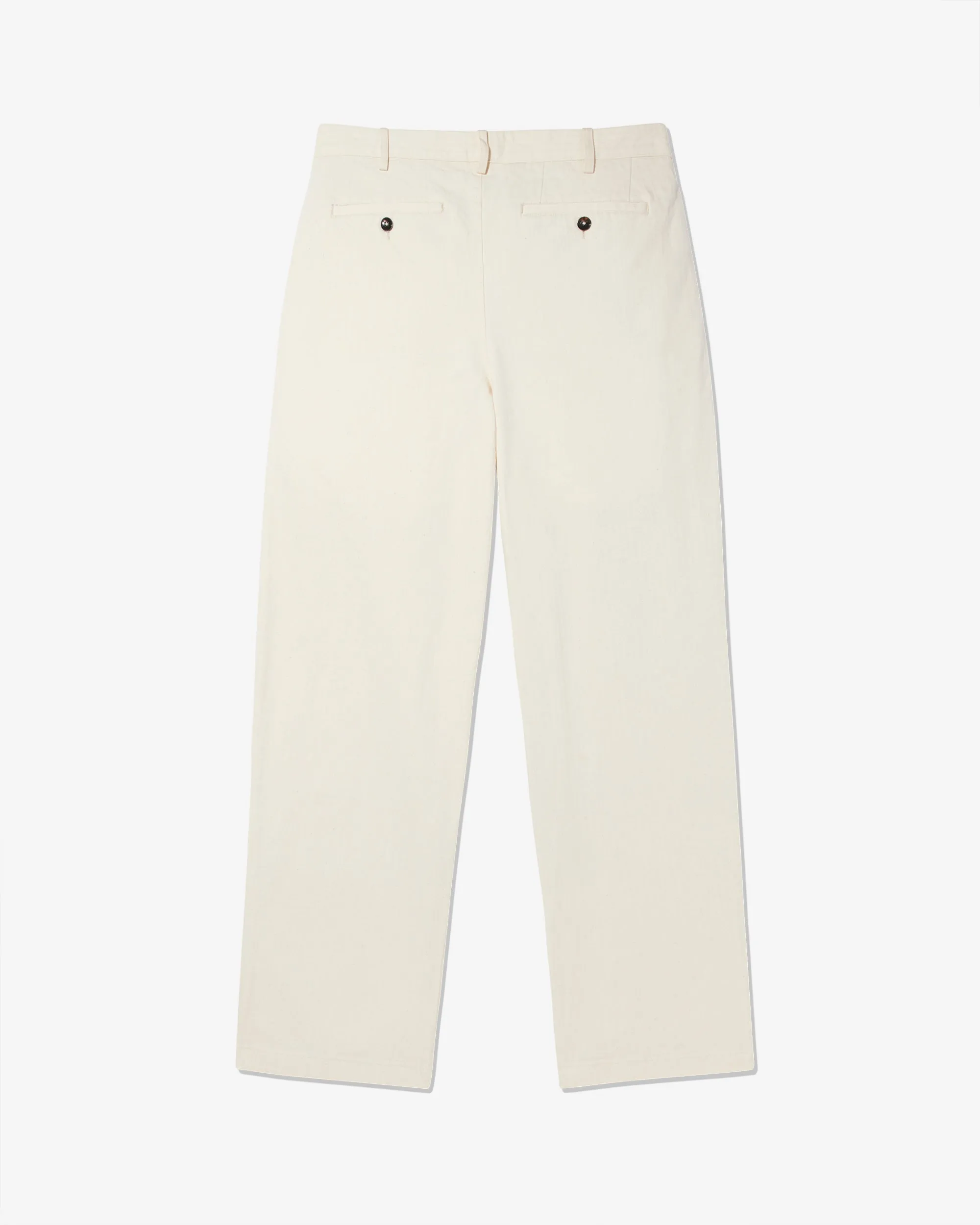 Classic Double-Pleat Herringbone Pant