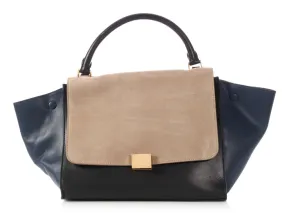 Céline Large Tricolor Trapeze