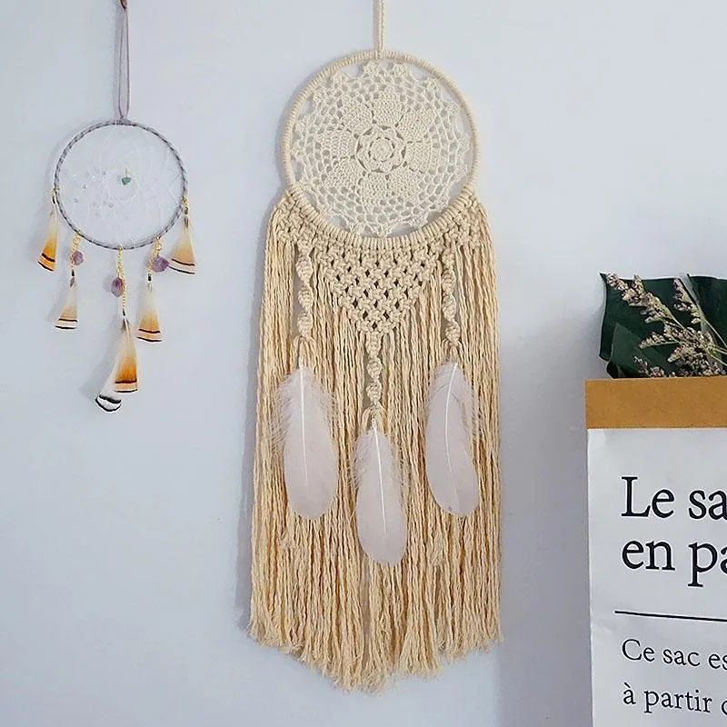 Cotton Macrame Woven Wall Hanging Bohemian Geometric Art Decor