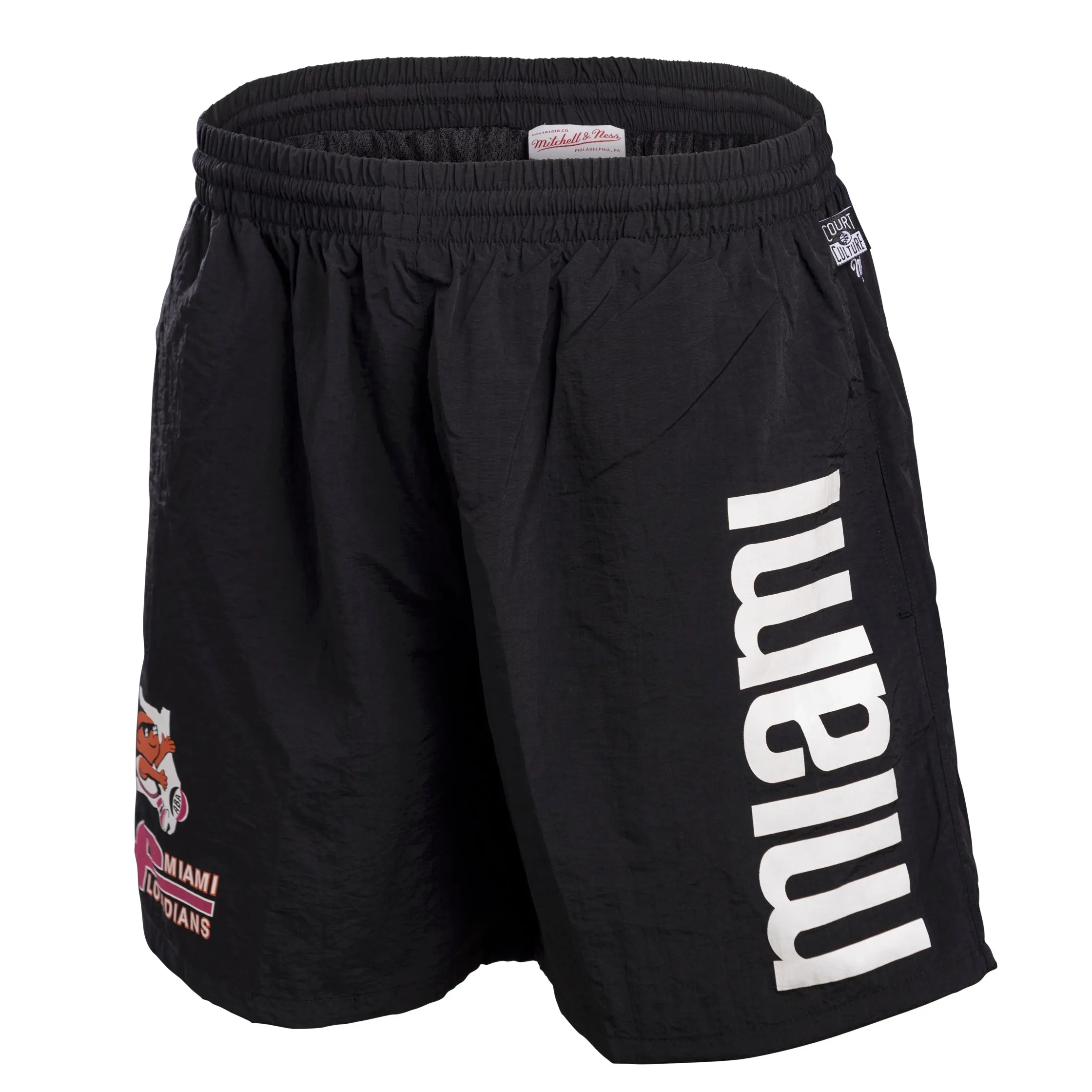 Court Culture X Mitchell and Ness Floridians Black Miami Shorts