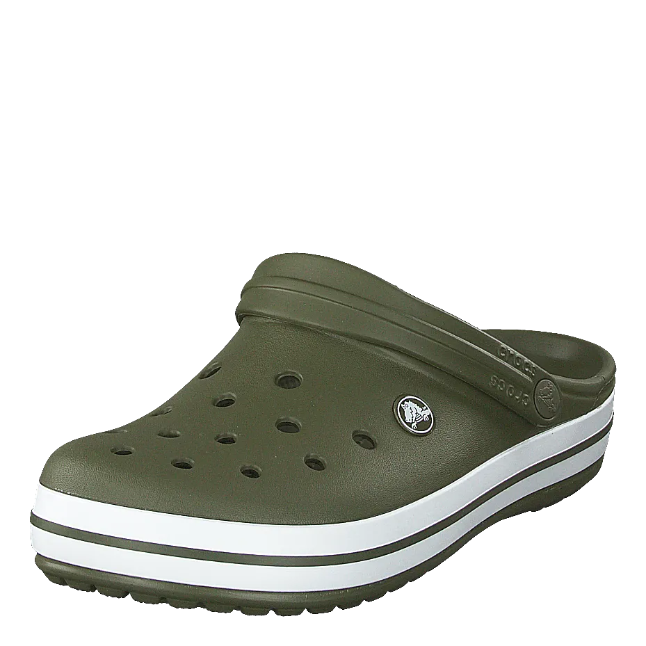 Crocband Army Green/white