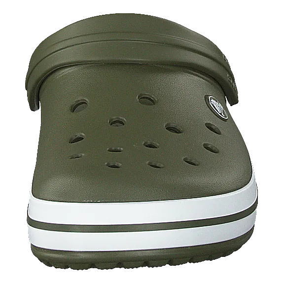 Crocband Army Green/white