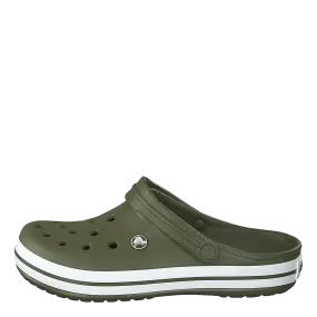 Crocband Army Green/white