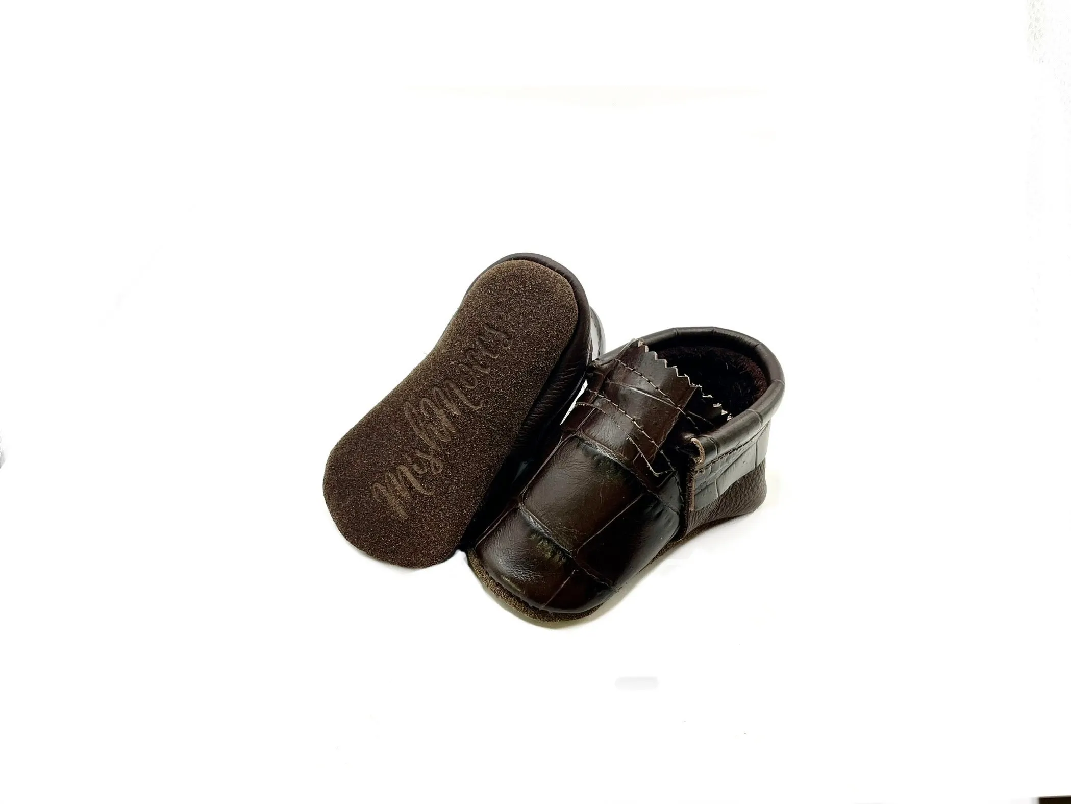 Croco Brown - Moccs