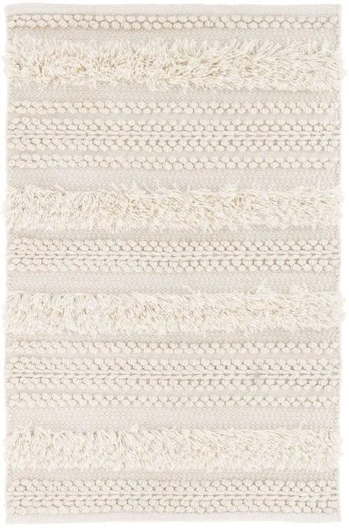 Dash & Albert Zhara Stripe Ivory Indoor/Outdoor