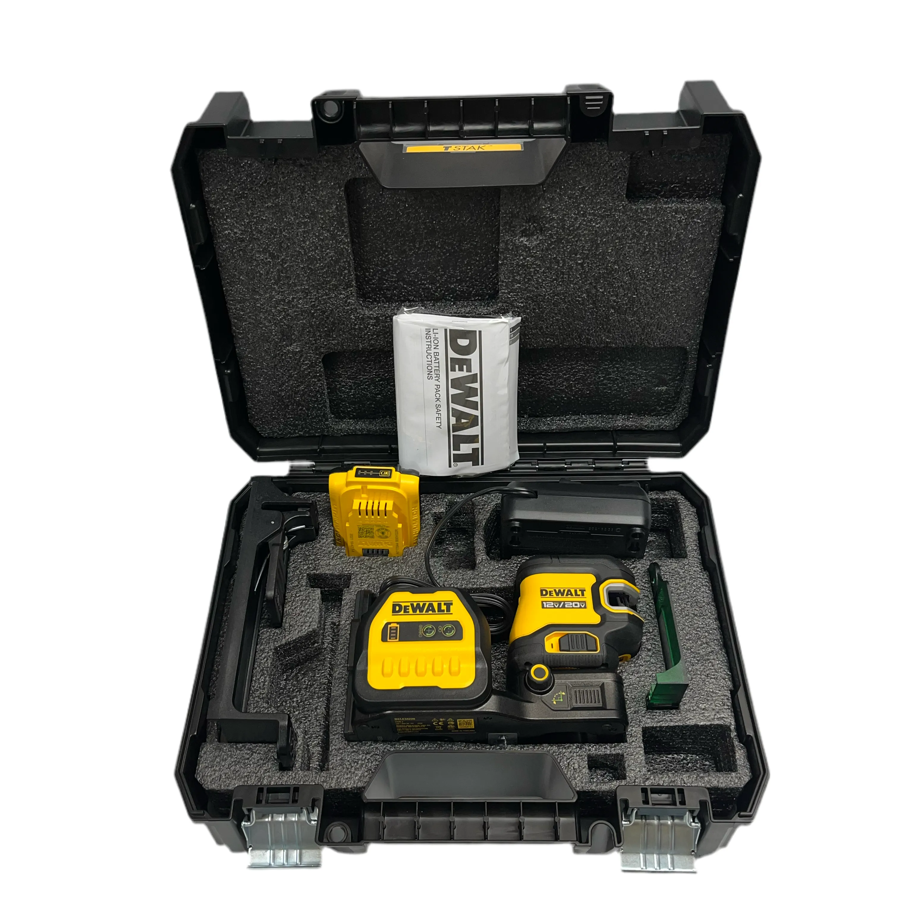 DEWALT 20V/12V MAX Cross Line Laser Level Kit (DCLE34220G)