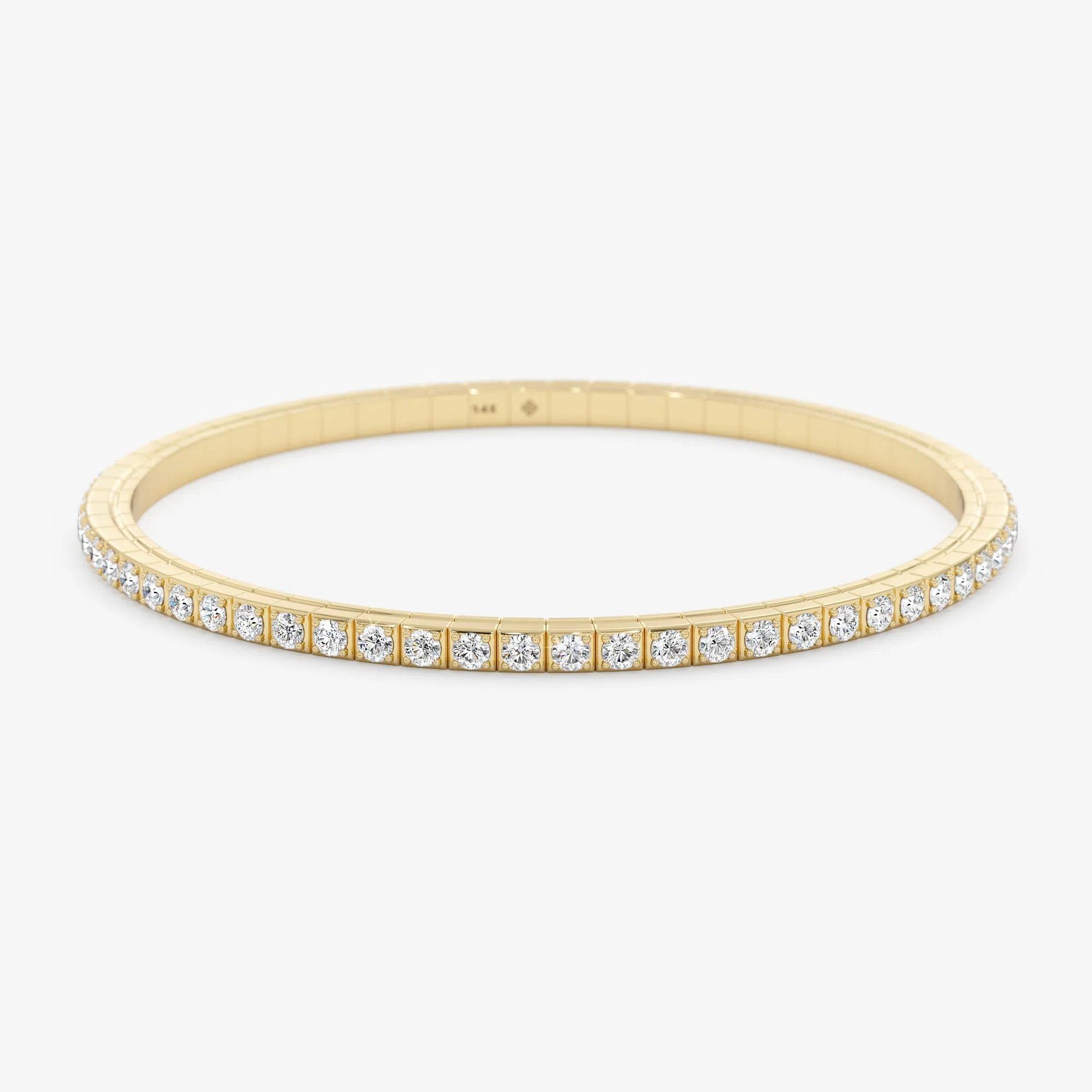 Diamond Stretch Tennis Bracelet, Freja