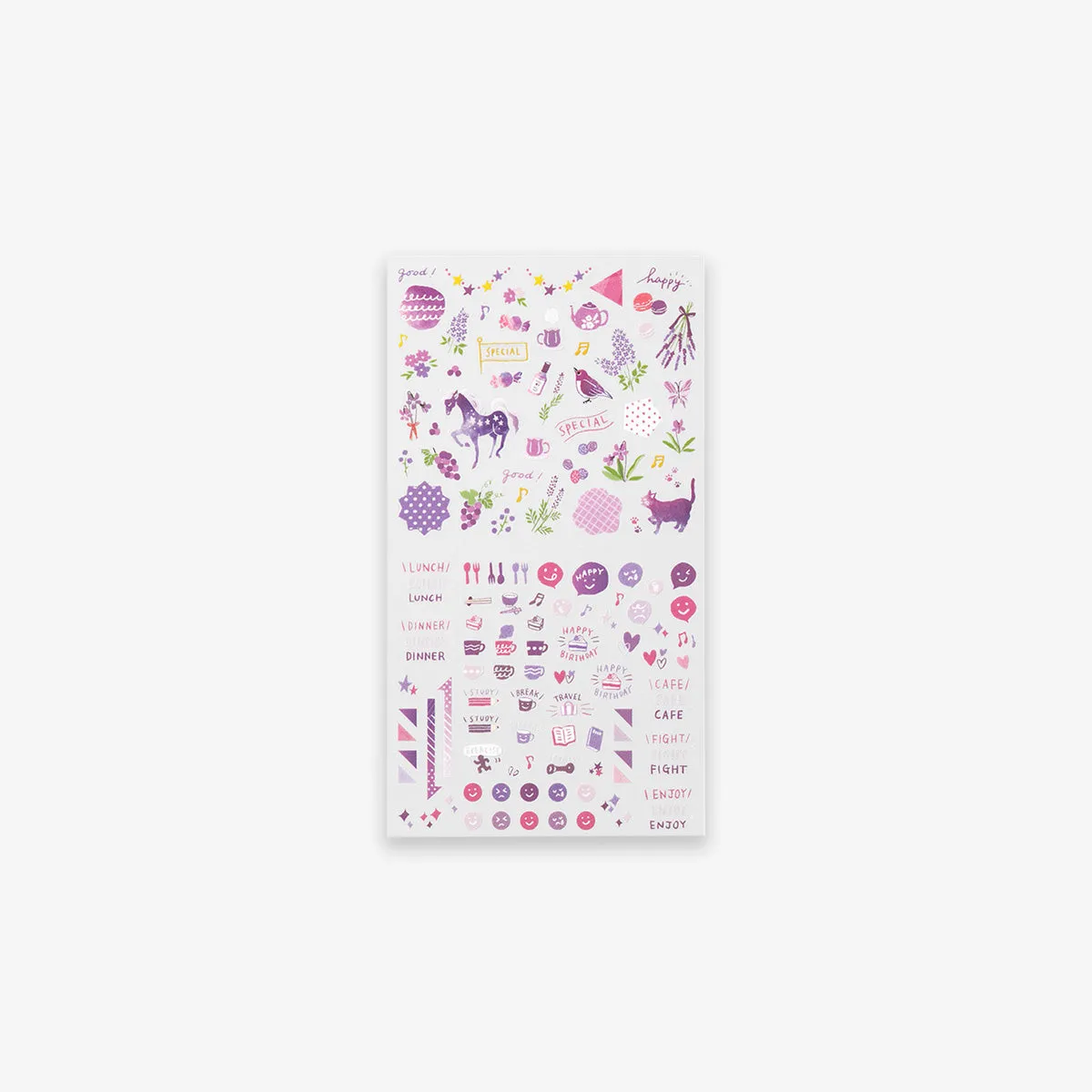 DIARY STICKERS // COLOR PURPLE