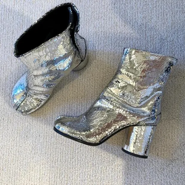 FOILED Tabi Boots