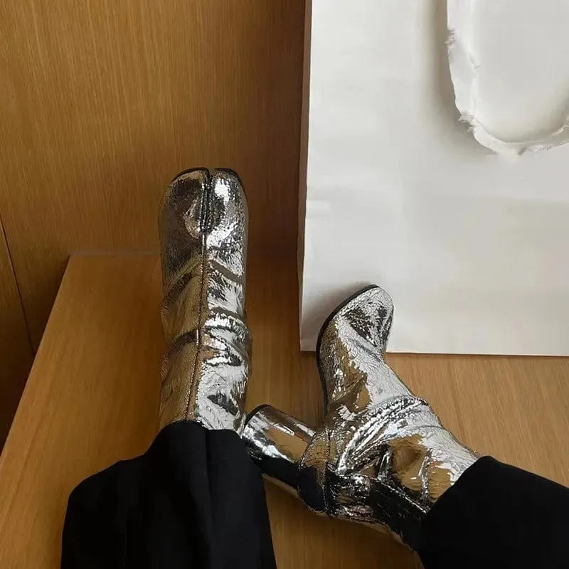 FOILED Tabi Boots