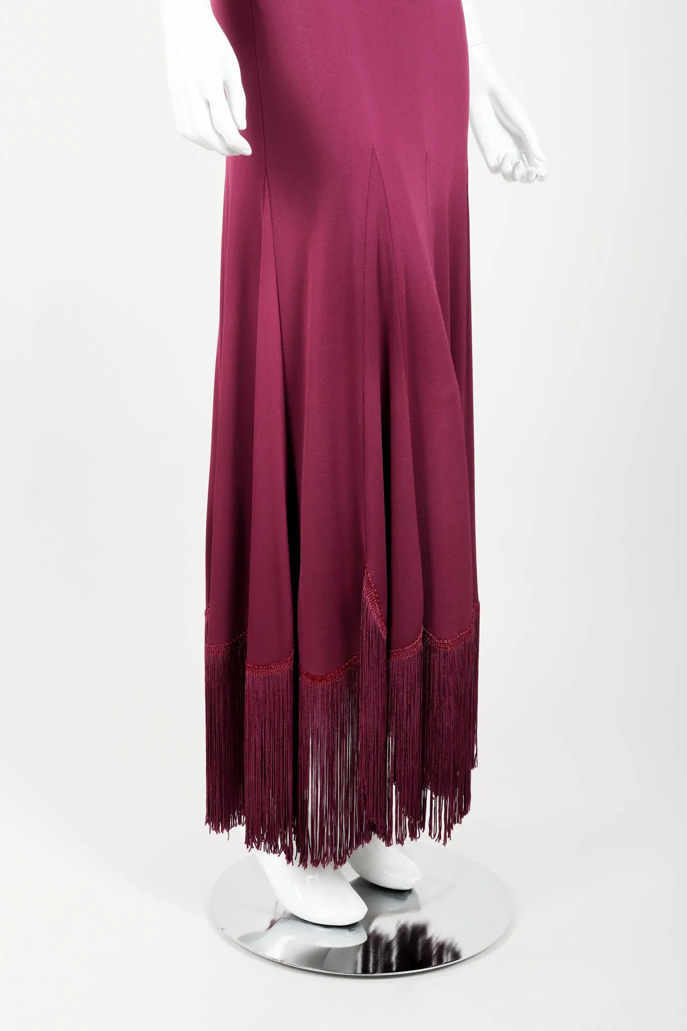 Fringed Caplet & Slipdress Set