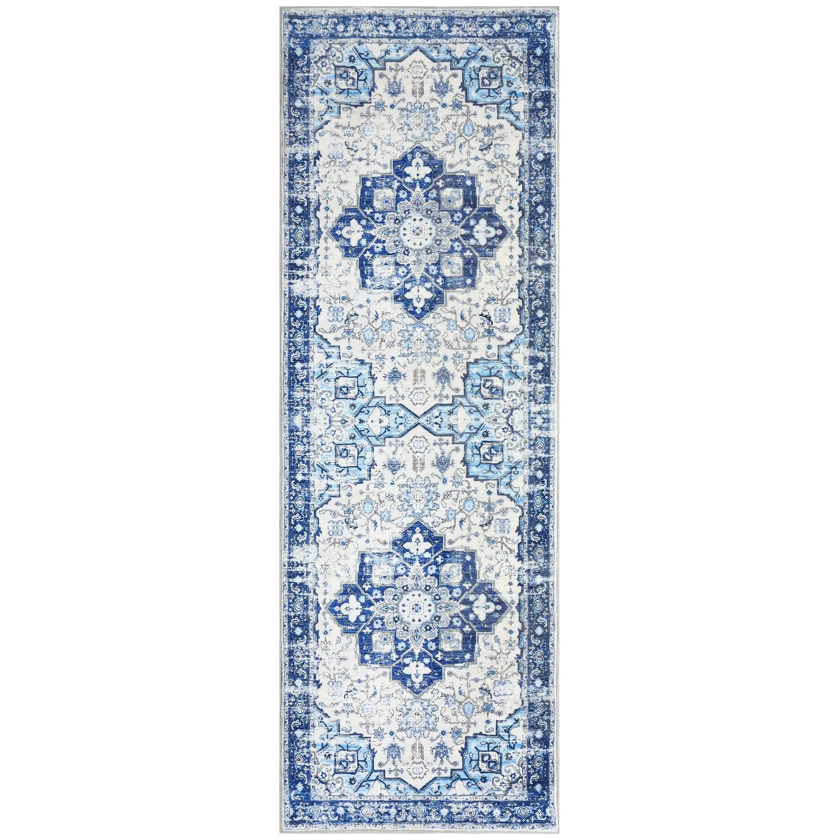 GARVEE Area Rug 2x8 Washable Rug Bohemian Rug Kitchen Rugs for Living Room Bedroom Dining Room Office Nursery Non-Slip Kitchen Rug