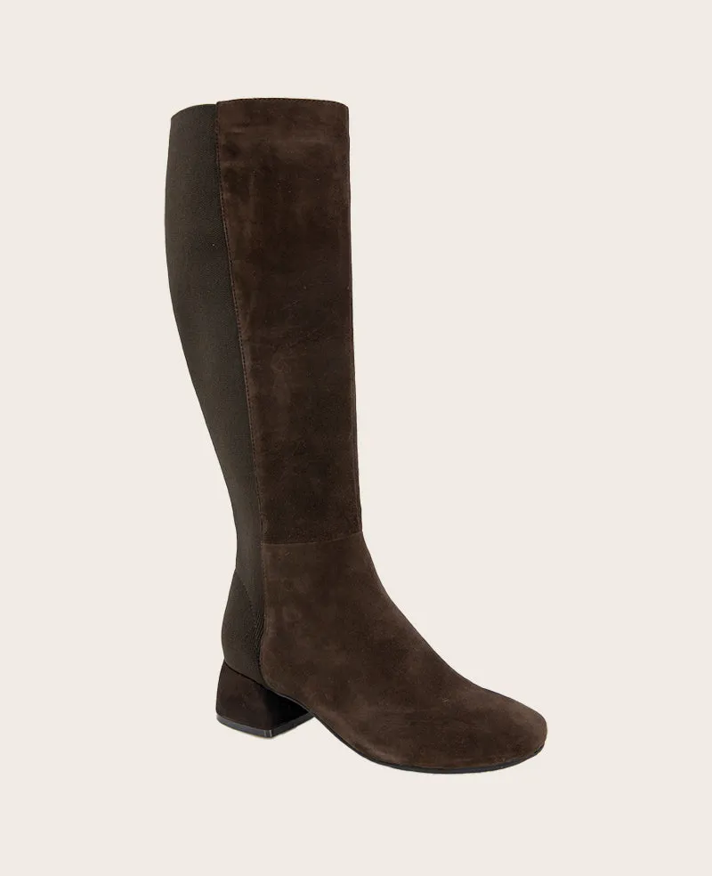 GENTLE SOULS - Emily Tall Suede Elastic Boot