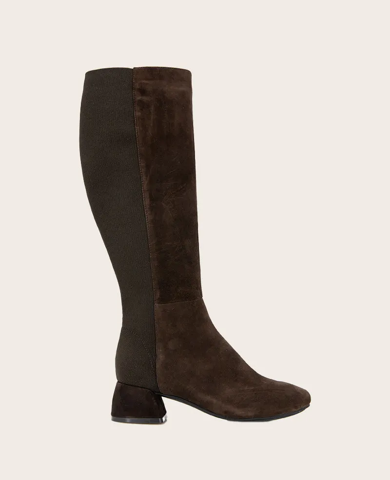 GENTLE SOULS - Emily Tall Suede Elastic Boot