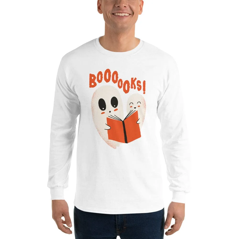 Ghosts with Boooooks - Long-Sleeved Shirt