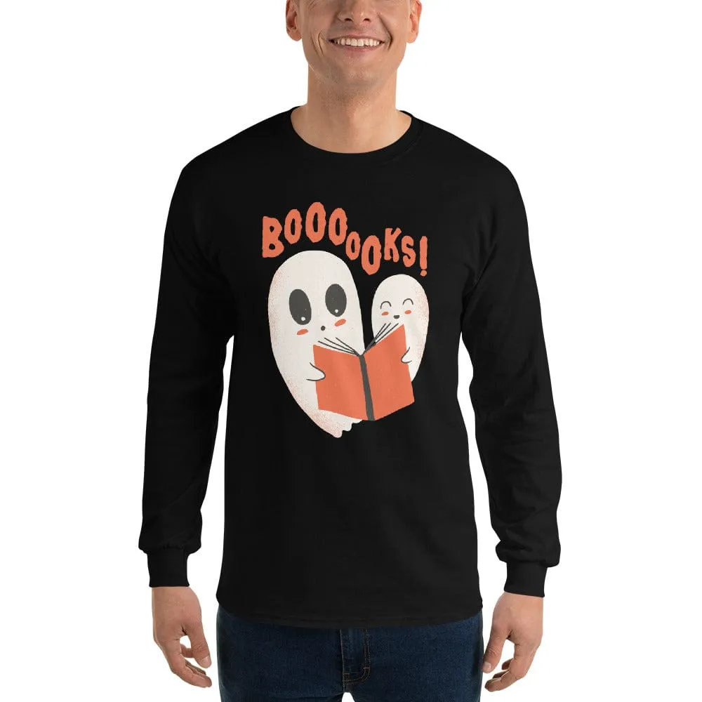 Ghosts with Boooooks - Long-Sleeved Shirt