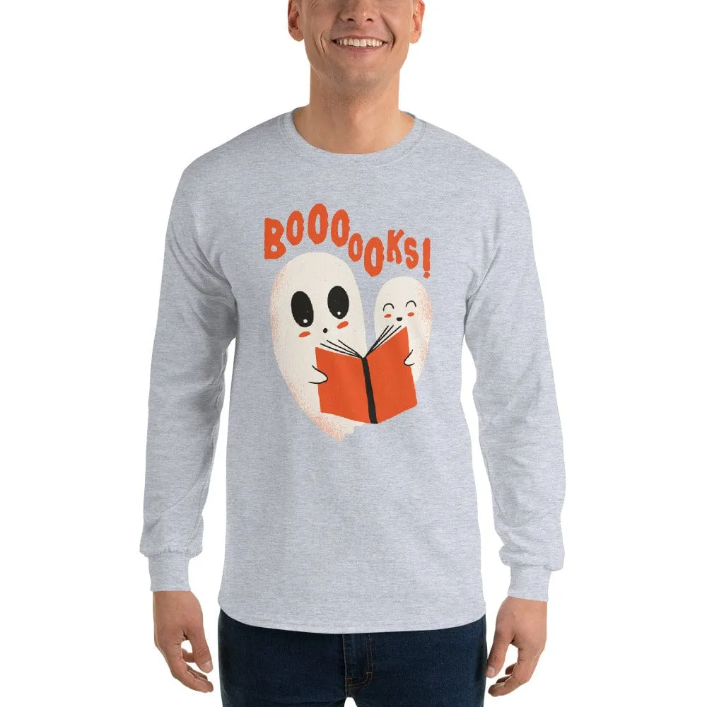 Ghosts with Boooooks - Long-Sleeved Shirt