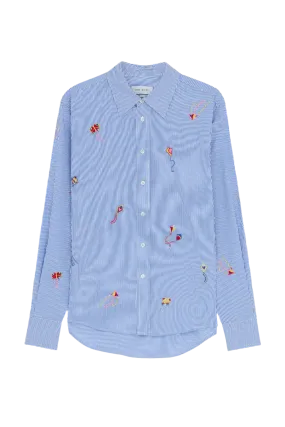 Kite Embroidered Stripe Shirt