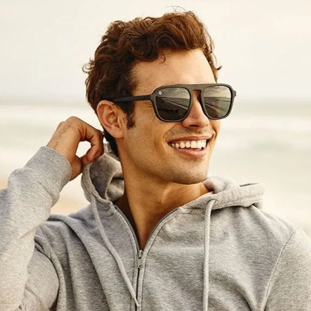 Knockaround Sunglasses | Pacific Palisades | Black on Black