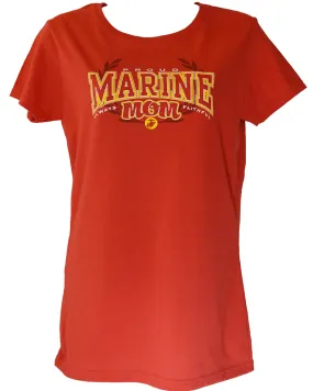 Ladies Proud USMC Mom T-Shirt