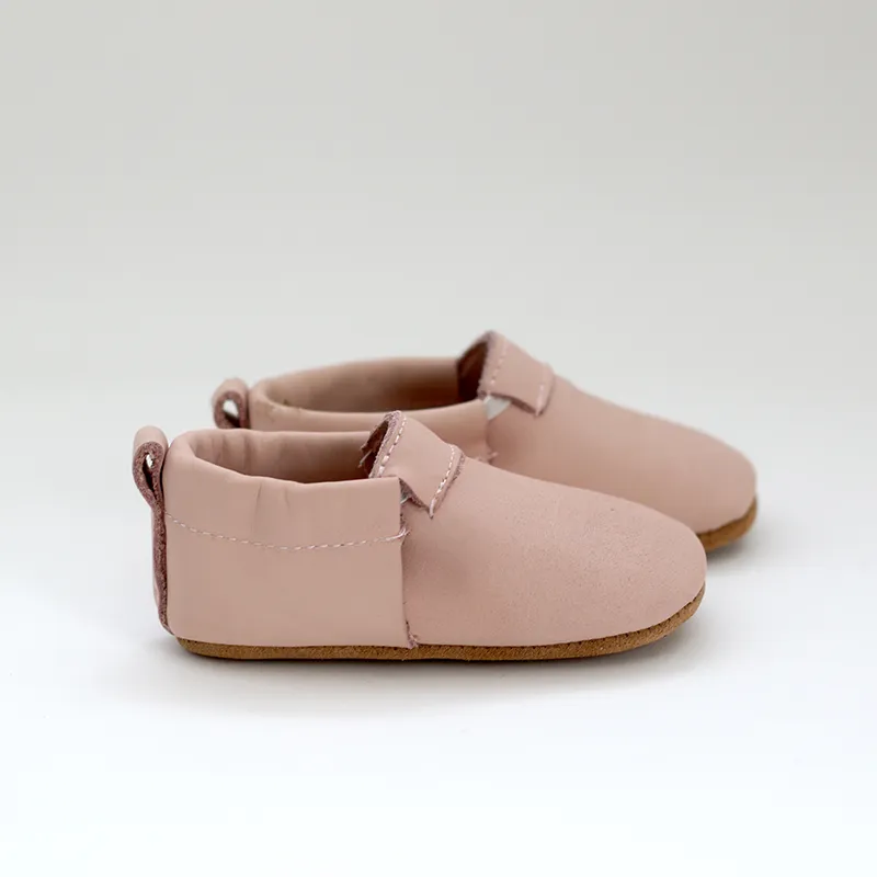 Leather Moccasin - Petal