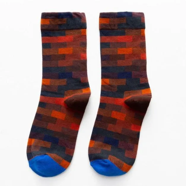 Long Socks With Colorful Print